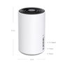 TP-Link Deco XE75 Pack de 3, Système Mesh Wi-Fi 6E Tri-Band, Blanc