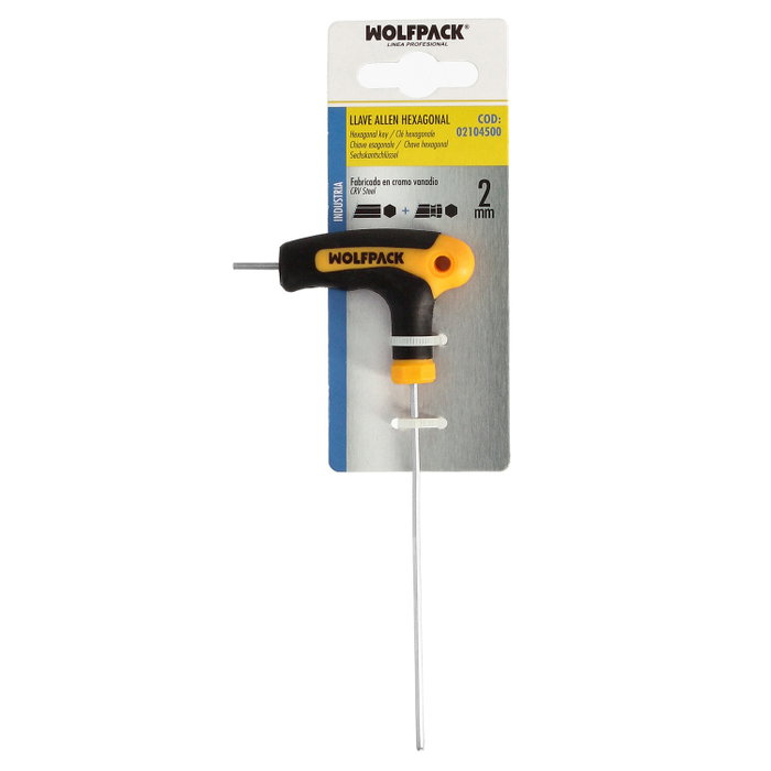 WOLFPACK LINEA PROFESIONAL Clé Allen avec extrémité sphérique 2,0 mm