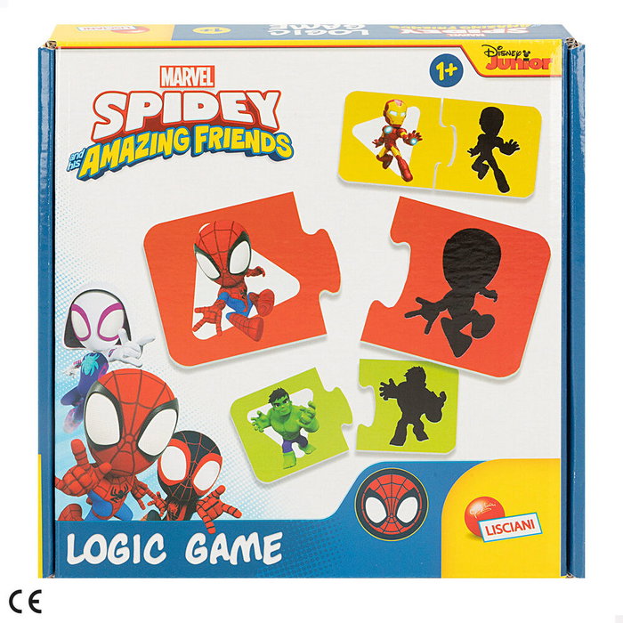 LISCIANI - Jeu de logique Spidey and his Amazing Friends Marvel, pour enfants à partir de 1 an
