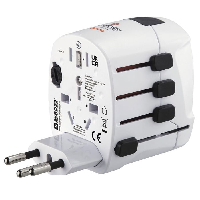 Adaptateur universel Hama TRAVEL Blanc