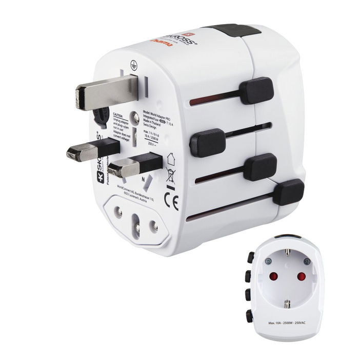 Adaptateur universel Hama TRAVEL Blanc