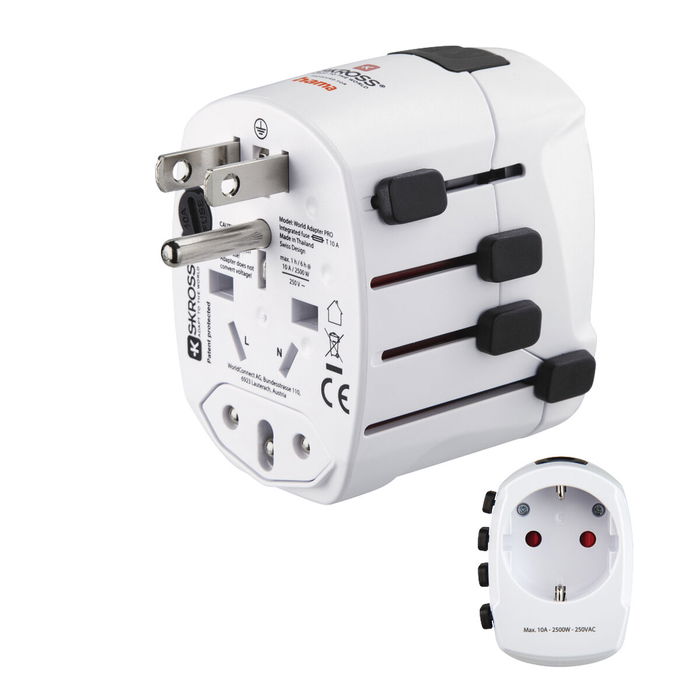 Adaptateur universel Hama TRAVEL Blanc