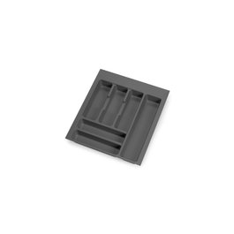 Emuca Range-couverts Optima, module 450 mm, Gris anthracite