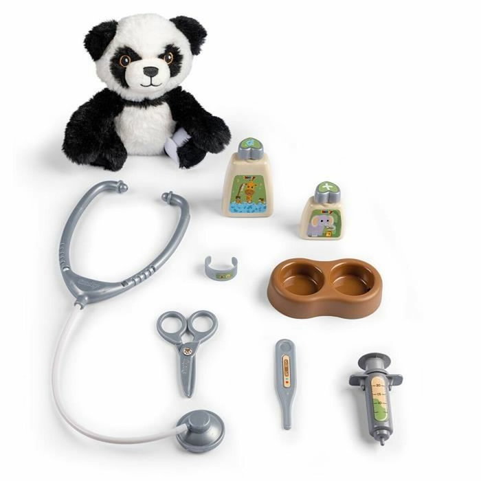 Smoby Chariot Vétérinaire de Zoo avec Peluche Panda