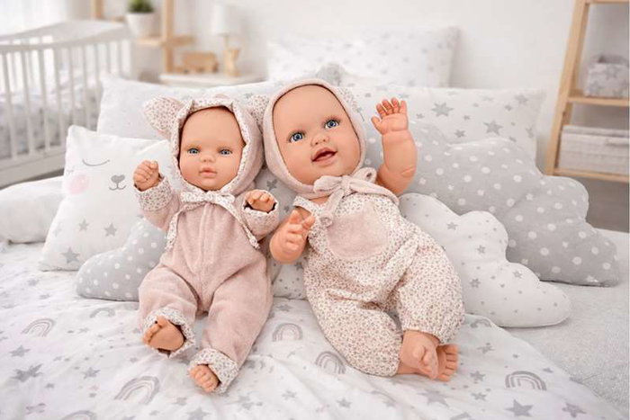 Berjuan Baby Smile Gatito - Jouet en peluche ou peluche interactive pour bébé et enfant dès 36 mois - Réf. 512-26