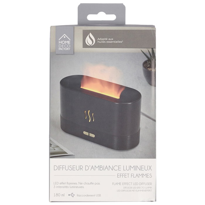 Home Deco Factory Diffuseur d'ambiance LED Flamme Home Deco Factory Diffuseur d'ambiance LED Flamme