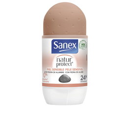 Sanex Déodorant Roll-on 0% Pierre d'Alun Sensible 50 ml