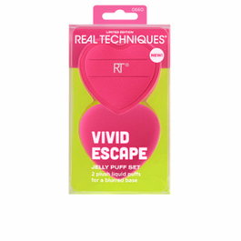Real Techniques Jelly Puff Vivid Escape - Coffret de 2 éponges de maquillage