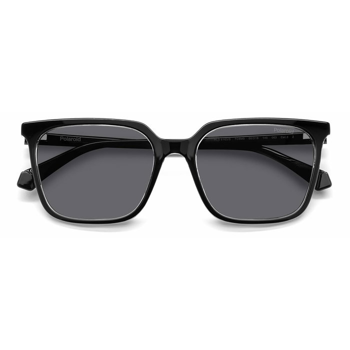 Polaroid PLD-4163-S-557C5M9 Lunettes de soleil pour femme noir et gris