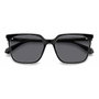 Polaroid PLD-4163-S-557C5M9 Lunettes de soleil pour femme noir et gris