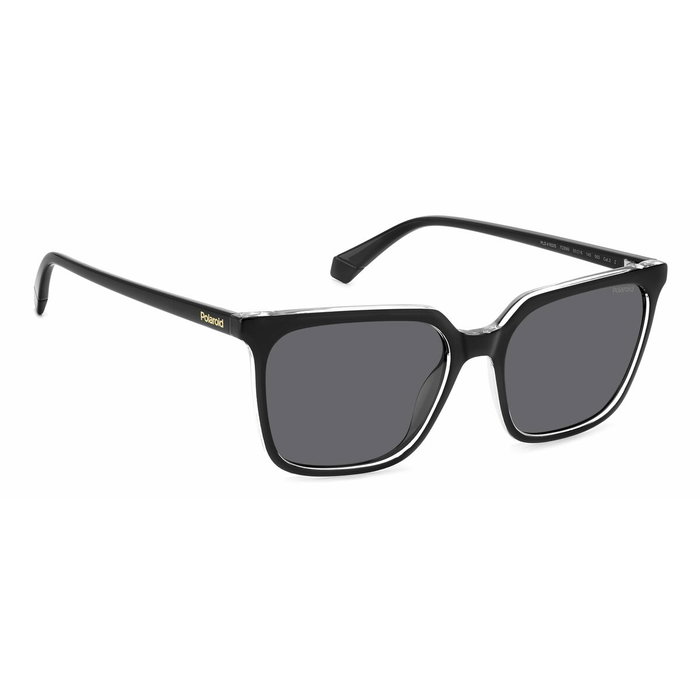 Polaroid PLD-4163-S-557C5M9 Lunettes de soleil pour femme noir et gris