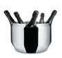 Alessi GIA17 Seau à Glace Noé en Acier Inoxydable 18/10, Accessoire pour le Vin, Design Giulio Iacchetti