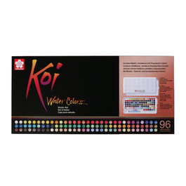Sakura Koi Water Colors Studio Set avec 96 pastilles