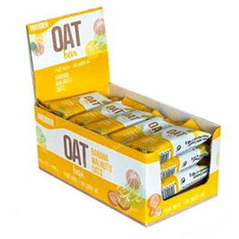 WEIDER Barre Oat Bar Banana-Noix 20 Unités Snack Avoine Énergie Sans Huile de Palme