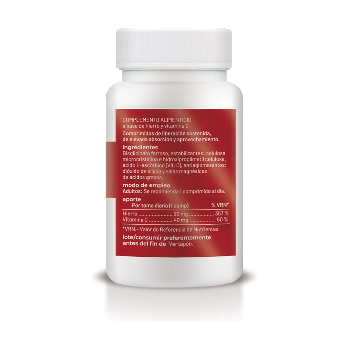 SORIA NATURAL Fer avec Vitamine C, 60 comprimés