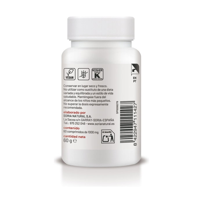 SORIA NATURAL Fer avec Vitamine C, 60 comprimés