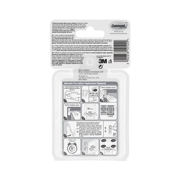 3M Command tiras para colgar cuadros, multipack grandes et medianas