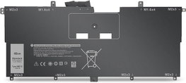 CoreParts Batterie pour Dell XPS 13 9365, 46Wh 7,6V 6050mAh