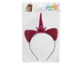 Diadème Licorne Rose Avec Oreilles Pointues et Couronne Brillant pour Costume Magique, Princesse ou Fée