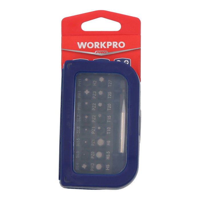 Ensemble de pointes Workpro Tournevis 31 Pièces Ensemble de pointes Workpro Tournevis 31 Pièces