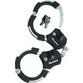 Master Lock Antivol menottes en acier trempé de 7.6 cm, certifié Sold Secure + Police Approved, pour vélo, trottinette, poussette