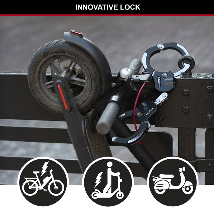 Master Lock Antivol type menottes en acier trempé 7,6 cm