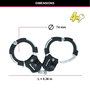 Master Lock Antivol type menottes en acier trempé 7,6 cm