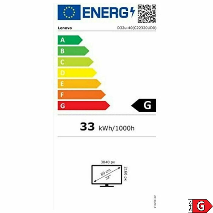 Écran Lenovo 66FDGAC2EU 4K Ultra HD 31,5"
