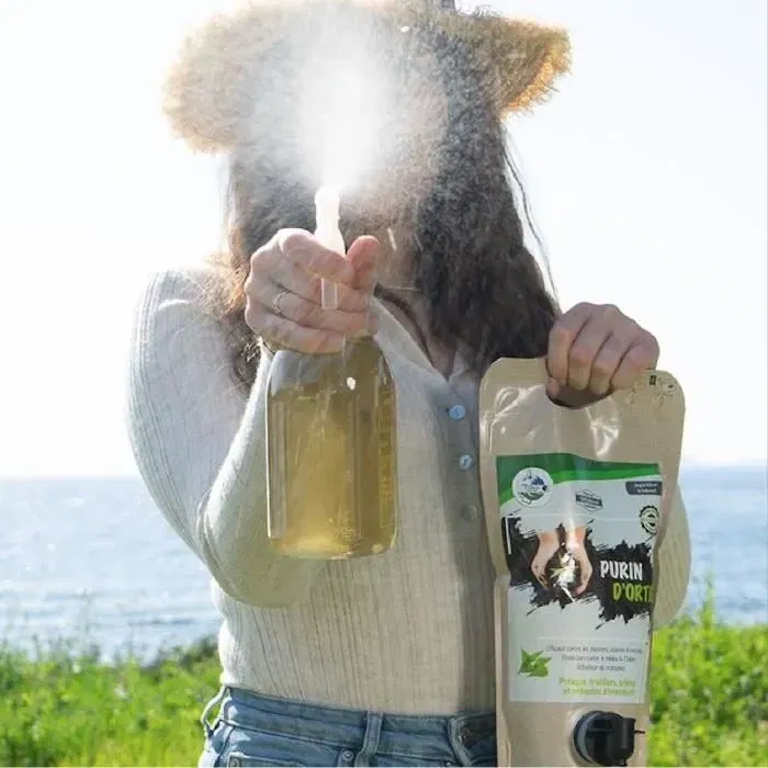 Terra Nostra 162335 - Purin d'ortie concentré 1,5 L - Traitement contre mildiou, oïdium, pucerons - Engrais et activateur de croissance pour potager et arbres