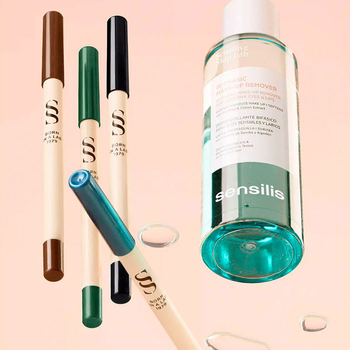 Sensilis Crayon Yeux 24H Vert - Longue Tenue Waterproof, 1.2 ml