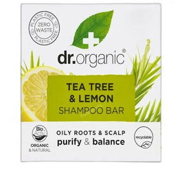 Dr. Organic Shampoing solide Arbre à Thé et Citron