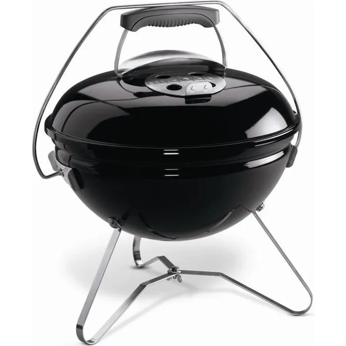 Weber Barbecue à Charbon Smokey Joe Noir - Portable Ø37 cm - Cuve en Acier Émaillé - Pour 4 Personnes Weber Barbecue à Charbon Smokey Joe Noir - Portable Ø37 cm - Cuve en Acier Émaillé - Pour 4 Personnes