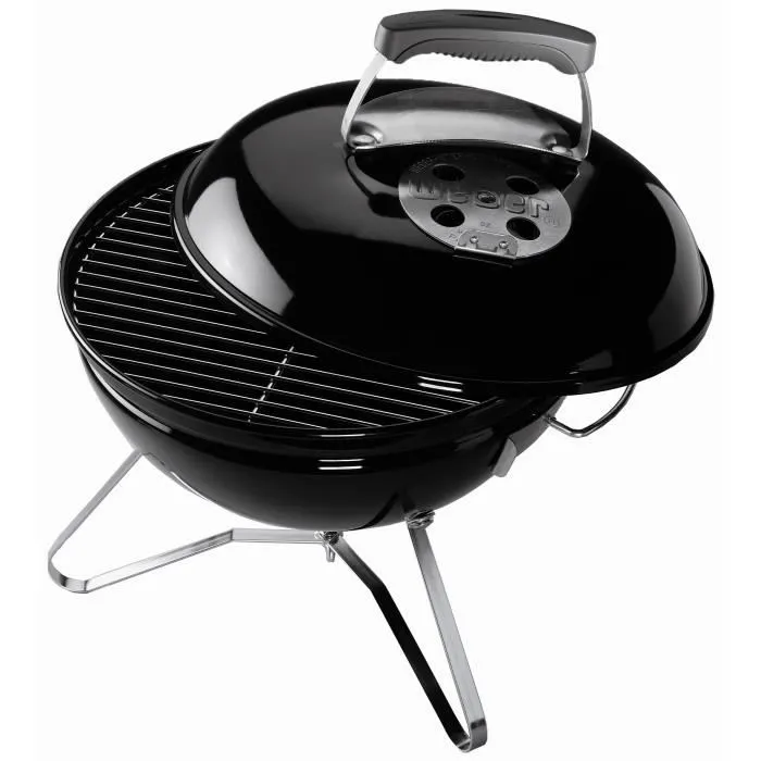 Weber Barbecue à Charbon Smokey Joe Noir - Portable Ø37 cm - Cuve en Acier Émaillé - Pour 4 Personnes Weber Barbecue à Charbon Smokey Joe Noir - Portable Ø37 cm - Cuve en Acier Émaillé - Pour 4 Personnes