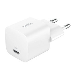 Belkin WCA012KQWH Chargeur mural USB-C 25 W Power Delivery 3.1 Blanc
