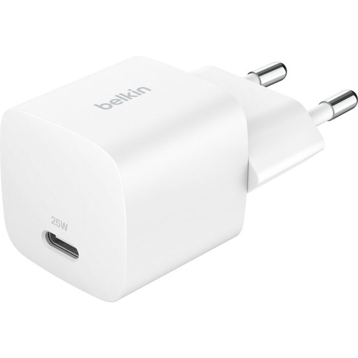 Belkin WCA012KQWH Chargeur Secteur 25W USB-C Blanc