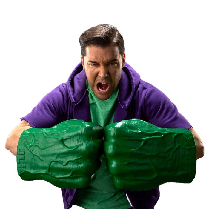 Hasbro Poings de l'incroyable Hulk avec effets sonores électroniques, Marvel Legends Series