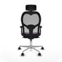 Piqueras y Crespo 2D086N2 Chaise de Bureau avec Appui-tête Violet