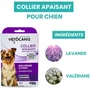 Vetocanis Collier apaisant anti-stress Chien - Valériane et Lavandin - Jusqu'à 4 semaines