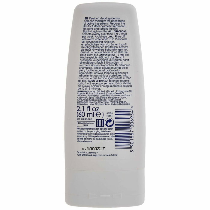 Ziaja Sensitive Exfoliant Enzymatique pour Peaux Sensibles 60 ml