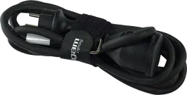 ALGAMLIGHT Rallonge électrique IP44 3 mètres 3x1,5 mm² Noir H07RN-F Extérieur