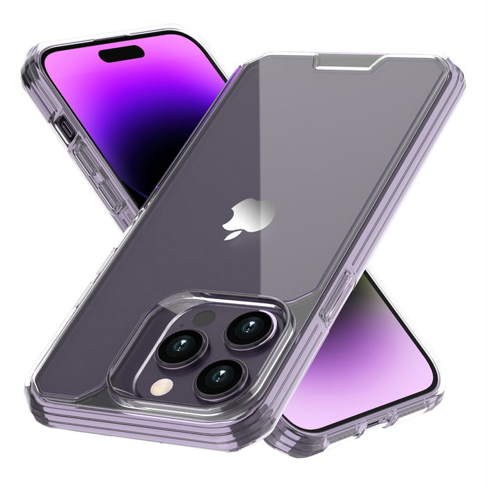 Muvit Coque Shockproof 2m pour iPhone 14 Pro Max Transparent