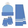 Bonnet et gants Frozen Bleu