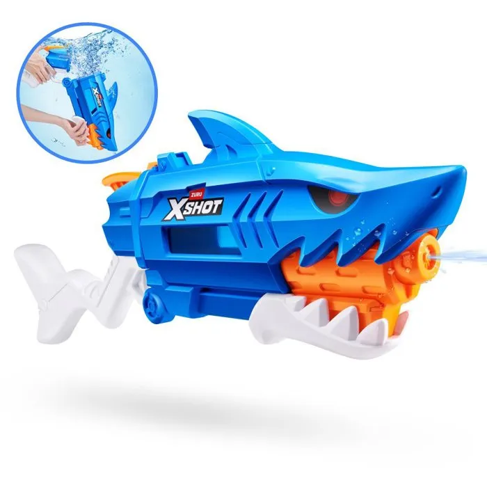 Zuru XSHOT Water Fast-Fill Shark Blaster Pistolet à Eau Zuru XSHOT Water Fast-Fill Shark Blaster Pistolet à Eau