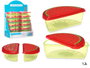 Leknes Tupperware pastèque et fraise 1.2 L 23x8x13 cm plastique (Set de 24)