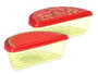 Leknes Tupperware pastèque et fraise 1.2 L 23x8x13 cm plastique (Set de 24)