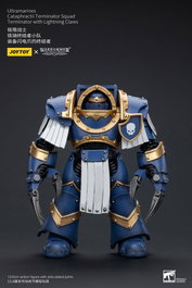 Joy Toy (CN) Warhammer The Horus Heresy Ultramarines Cataphractii Terminator Squad avec griffes éclair, 14 cm