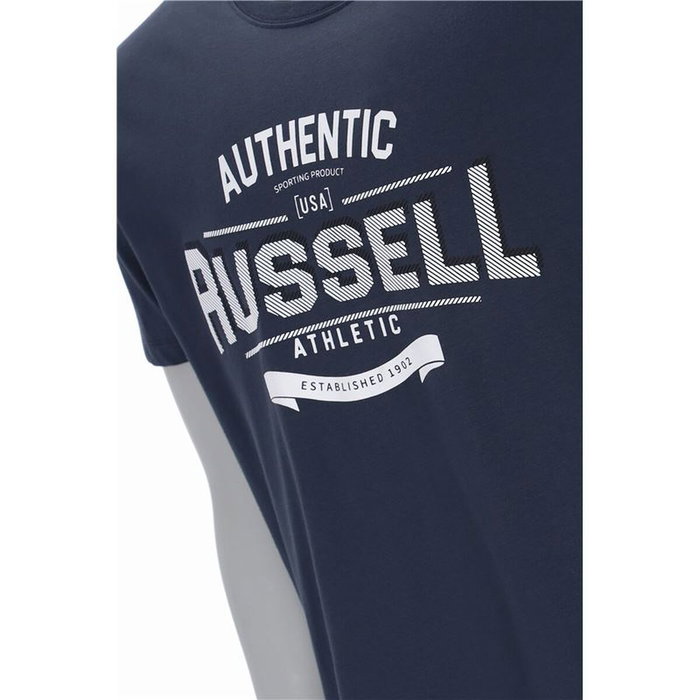 T-shirt à manches courtes homme Russell Athletic A30081-OB-155 Bleu foncé (S)