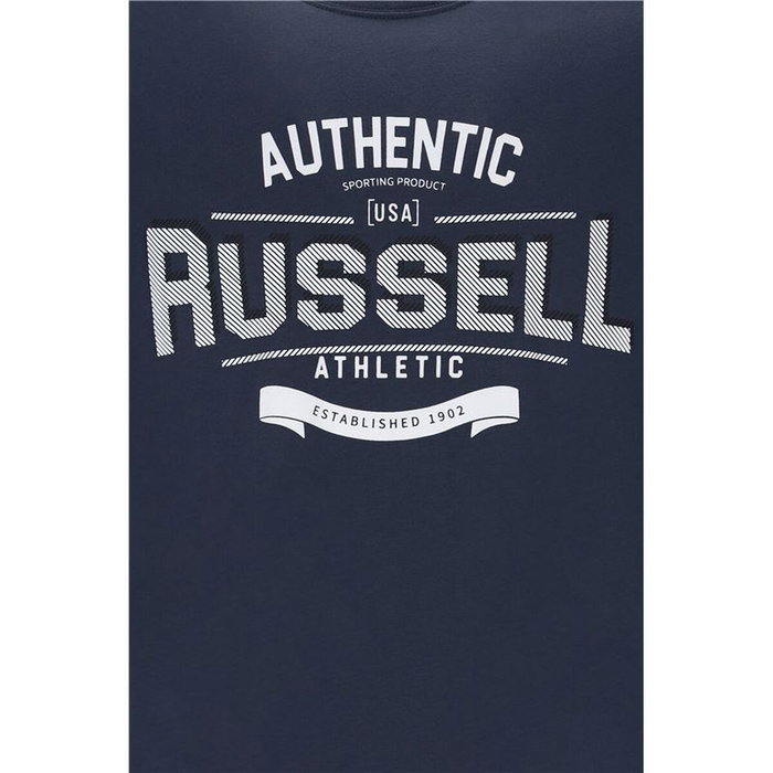 T-shirt à manches courtes homme Russell Athletic A30081-OB-155 Bleu foncé (S)