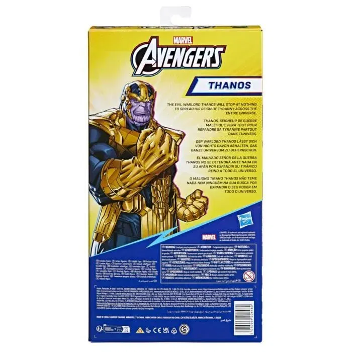 Hasbro Marvel Avengers Titan Hero Series Figurine Thanos Deluxe 30 cm, Jouet Super-héros pour Enfants à Partir de 4 Ans Hasbro Marvel Avengers Titan Hero Series Figurine Thanos Deluxe 30 cm, Jouet Super-héros pour Enfants à Partir de 4 Ans