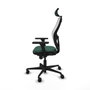 Piqueras y Crespo Chaise de Bureau avec Appui-tête Jorquera 3D036N2 Vert
